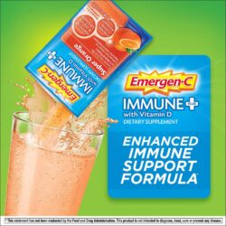 Bột sủi C tăng đề kháng Emergen-C Immune Plus Vitamin D Zinc 70 gói (2 vị: Orange, Raspberry) 17 bot sui c tang de khang emergen c immune plus vitamin d 70 goi a