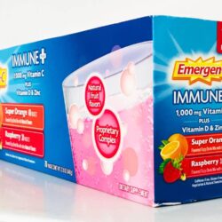 Bột sủi C tăng đề kháng Emergen-C Immune Plus Vitamin D Zinc 70 gói (2 vị: Orange, Raspberry) 12 bot sui c tang de khang emergen c immune plus vitamin d 70 goi knwd