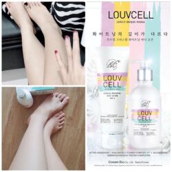 Dưỡng thể trắng da không tỳ vết Louv Cell Crystal Whitening Body Lotion SPF5 120ml 7 dt
