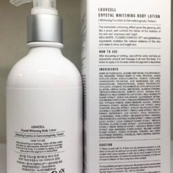 Dưỡng thể trắng da không tỳ vết Louv Cell Crystal Whitening Body Lotion 250ml 11 duong the trang da khong ty vet louv cell crystal whitening body lotion spf5 250ml kospf5 060324 ki