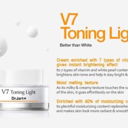 Kem dưỡng trắng da Dr.Jart+ V7 Toning Light 50ml 8 kem duong trang da dr jart v7 toning light 50ml f