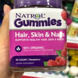 Kẹo dẻo đẹp da móng tóc Natrol Gummies Hair Skin Nails 90 viên 5 Kẹo dẻo đẹp da móng tóc Natrol Gummies Hair Skin Nails 90 viên