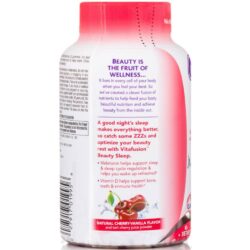Kẹo dẻo hỗ trợ giấc ngủ ngon Vitafusion Beauty Sleep vị Cherry Vanilla 90 viên 5 keo deo ho tro giac ngu ngon vitafusion beauty sleep vi cherry vanilla 90 vien a