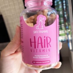 Kẹo dẻo vitamin kích thích mọc tóc Sweet Bunny Hare Hair Vitamin Gummies 60 viên 15 keo deo vitamin kich thich moc toc sweet bunny hare hair vitamin gummies 60 vien kc
