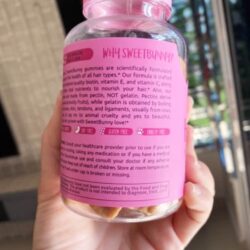 Kẹo dẻo vitamin kích thích mọc tóc Sweet Bunny Hare Hair Vitamin Gummies 60 viên 18 keo deo vitamin kich thich moc toc sweet bunny hare hair vitamin gummies 60 vien kf