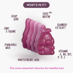 Kẹo dẻo vitamin kích thích mọc tóc Sweet Bunny Hare Hair Vitamin Gummies 60 viên 21 keo deo vitamin kich thich moc toc sweet bunny hare hair vitamin gummies 60 vien kl