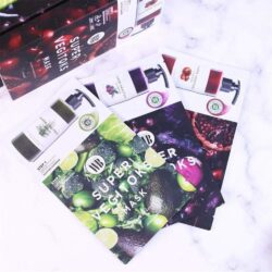 Mặt nạ thải độc rau củ Super Vegitoks Mask Purple 6 miếng màu tím 6 mat na thai doc rau cu qua super vegitoks mask purple han quoc 6 mieng b