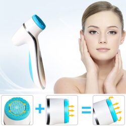 Máy rửa mặt Lumispa kèm sữa rửa mặt Nuskin Lumispa 100ml 8 may rua mat lumispa kem sua rua mat nuskin lumispa 100ml d