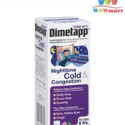 Siro trị cảm cúm, ho cho trẻ em Dimetapp Children's Nighttime Cold & Congestion 118ml
