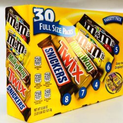 Socola tổng hợp 5 loại M&M Mars Chocolate Full Size Packs 30 gói 1521.3g 7 socola tong hop 5 loai mm mars chocolate full size packs 30 goi 1521 3g ka