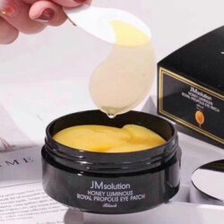 Mặt nạ mắt JM Solution Honey Luminous Royal Propolis Eye Patch 60 miếng (hủ đen) 9 sp44