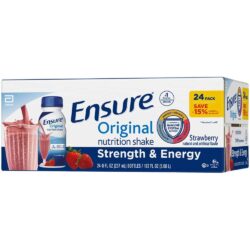 Sữa Ensure nước hương dâu Ensure Original Strawberry 237ml Thùng 24 chai 10 sua ensure nuoc huong dau ensure original strawberry 237ml thung 24 chai knb