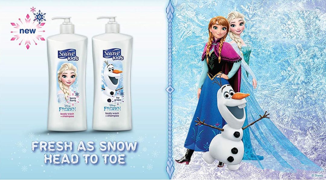 Sữa tắm gội cho bé Suave Kids Icy Grape Frozen 828ml
