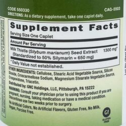 vien uong bo gan gnc milk thistle 1300mg 60 vien 030226 ke