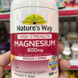 vien uong bo sung magie cua uc natures way magnesium 600mg 150 tablets 1