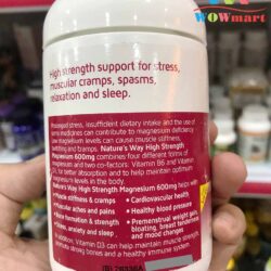 vien uong bo sung magie cua uc natures way magnesium 600mg 150 tablets 3