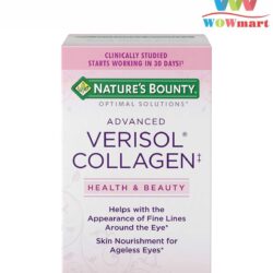 Viên uống Collagen chống nhăn vùng mắt Nature's Bounty Advanced Verisol Collagen 270 viên