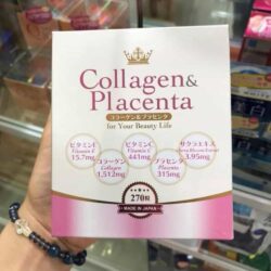 Viên uống Collagen trắng da 5 in 1 Collagen & Placenta Nhật Bản 270 viên 7 Viên uống Collagen trắng da 5 in 1 Collagen & Placenta Nhật Bản 270 viên