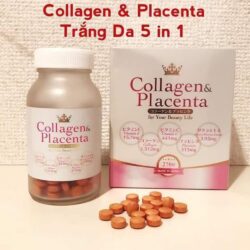 Viên uống Collagen trắng da 5 in 1 Collagen & Placenta Nhật Bản 270 viên 6 Viên uống Collagen trắng da 5 in 1 Collagen & Placenta Nhật Bản 270 viên