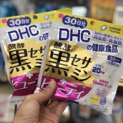 vien uong dep da tu me den len men dhc 20mg 180 vien b