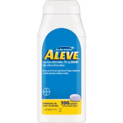 Viên uống Aleve Pain Reliever Naproxen Sodium 220mg 200 Caplets 8 vien uong giam dau ha sot aleve strength to last 12 hours 200 vien kne
