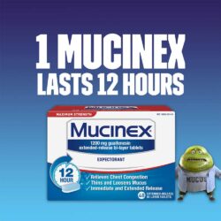 Viên uống cắt cơn ho có đàm, tức ngực Mucinex Maximum Strength 48 viên 8 vien uong tri ho co dam giam tuc nguc mucinex maximum strength 48 vien a