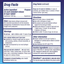 Viên uống cắt cơn ho có đàm, tức ngực Mucinex Maximum Strength 14 viên 13 vien uong tri ho co dam giam tuc nguc mucinex maximum strength 48 vien b