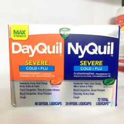 Viên uống giảm ho và cảm cúm Vicks DayQuil & NyQuil Severe Cold & Flu 72 Liquicaps 7 vien uong tri ho va cam cum vicks dayquil nyquil severe 72 vien mau moi knwa