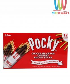 Bánh que phủ socola Pocky Chocolate Cream Covered Biscuit Sticks 12 gói