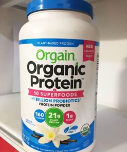 bot dinh duong orgain organic protein superfoods 1224g huong vani 161224 ka