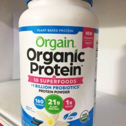 bot dinh duong orgain organic protein superfoods 1224g huong vani 161224 ka