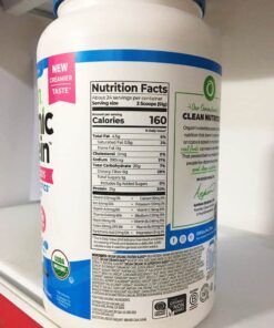 bot dinh duong orgain organic protein superfoods 1224g huong vani 161224 kb