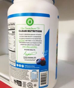 bot dinh duong orgain organic protein superfoods 1224g huong vani 161224 kc
