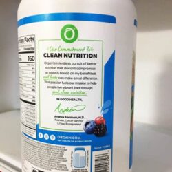 bot dinh duong orgain organic protein superfoods 1224g huong vani 161224 kc