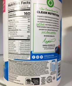 bot dinh duong orgain organic protein superfoods 1224g huong vani 161224 kd