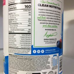 bot dinh duong orgain organic protein superfoods 1224g huong vani 161224 kd