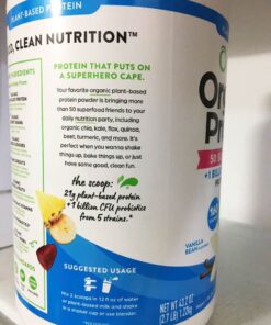 bot dinh duong orgain organic protein superfoods 1224g huong vani 161224 kf
