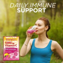 Bột sủi C tăng đề kháng Emergen-C Pink Lemonade Vitamin C 1000mg 30 gói 6 Bột sủi C tăng đề kháng Emergen-C Pink Lemonade Vitamin C 1000mg 30 gói