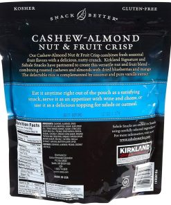 Hạt điều hạnh nhân Kirkland Signature Cashew Almond Nut Fruit Crisp 454g
