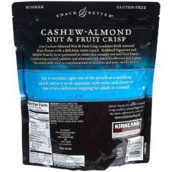 Hạt điều hạnh nhân Kirkland Signature Cashew Almond Nut Fruit Crisp 454g 5 Hạt điều hạnh nhân Kirkland Signature Cashew Almond Nut Fruit Crisp 454g