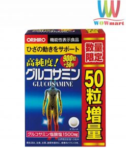 Hỗ trợ xương khớp từ viên uống Orihiro Glucosamine Nhật 1500mg 950 viên