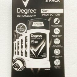 Hộp 5 lăn khử mùi nam Degree Men Motionsense Ultra Clear Black White 76g 8 hop 5 lan khu mui nam degree men motionsense ultra clear black white 76g knb