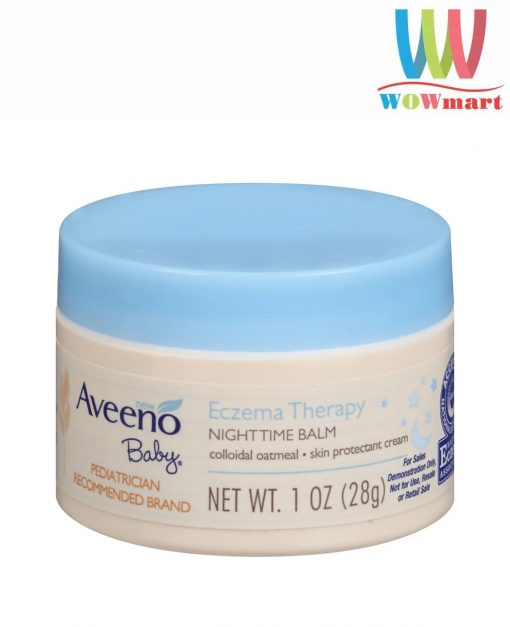 Kem bôi Aveeno trị chàm ở trẻ em Aveeno Baby Eczema Therapy Nighttime Balm 28g