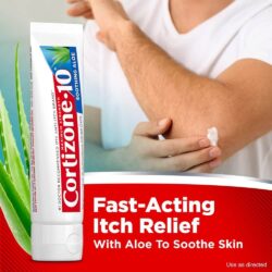 Kem bôi giảm viêm ngứa da Cortizone 10 Soothing Aloe Creme 56g 15 kem boi tri viem ngua da cortizone 10 calming aloe vera itch relief 56g soothing 31123 kc