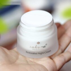 Kem chống lão hóa phục hồi da ban đêm Sakura Restorative Night Cream 30g 6 Kem chống lão hóa phục hồi da ban đêm Sakura Restorative Night Cream 30g