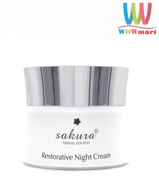 Kem chống lão hóa phục hồi da ban đêm Sakura Restorative Night Cream 30g