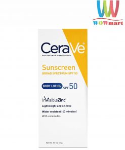 Kem chống nắng toàn thân Cerave Sunscreen Body Lotion SPF 50 85g