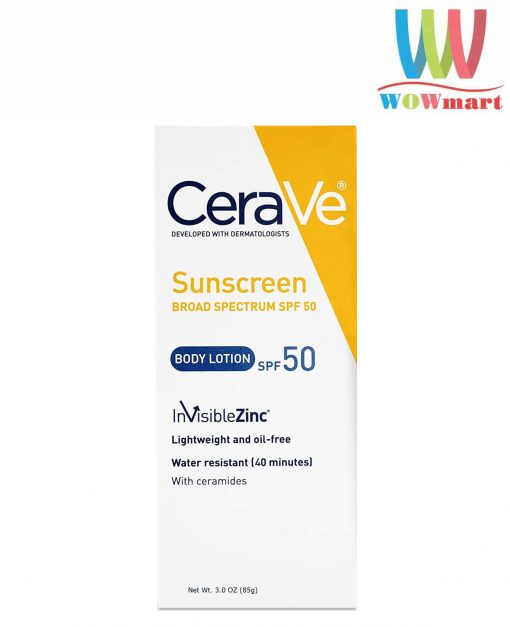 Kem chống nắng toàn thân Cerave Sunscreen Body Lotion SPF 50 85g
