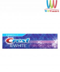 Kem đánh răng Crest 3D White Whiten & Protects Radiant Mint 153g