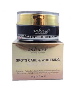 Kem trị nám dưỡng trắng da ban đêm Sakura Spots Care Whitening Night Cream 30g